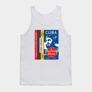 Cuba Castro Havana Habana Santiago Salsa Rhum Travel Tank Top